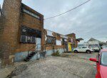 Rear of property